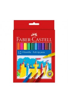 Μαρκαδόροι Ζωγραφικής Faber-Castell 12 τεμαχίων